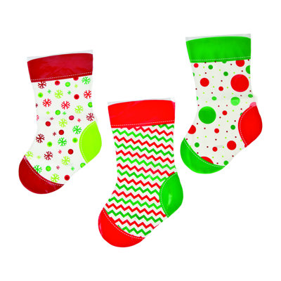 Chaussette de Noël en plastique