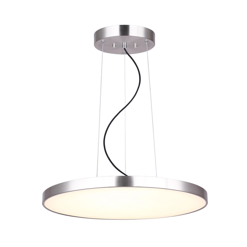 Louelle 1 Steel Dimmable LED Cylinder Chandelier