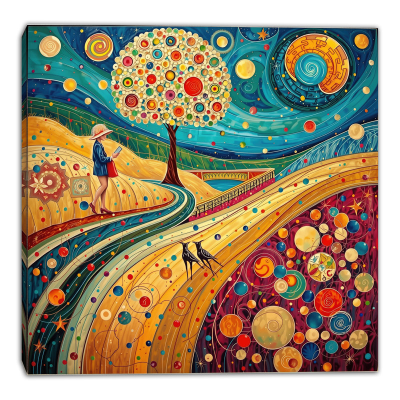 Art mural sur toile Path of Wonder, 30"W x 30"H x 1.5"D