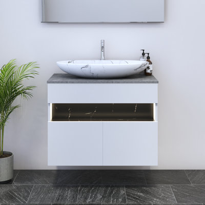 Lieke 31.5'' Single Bathroom Vanity with Top