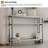 5.9" Slim Sofa Table, 2 Tier Narrow Console Table with Adjustable Shelf, Space-Saving Behind Couch Table for Living Room, Entryway, Hallway, and Foyer-563999781