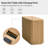 Henderson Modern Fluted End Table with Built-In Charging Station-1038260080