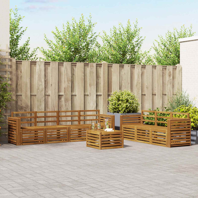 257cm Wide Patio Sectional Set