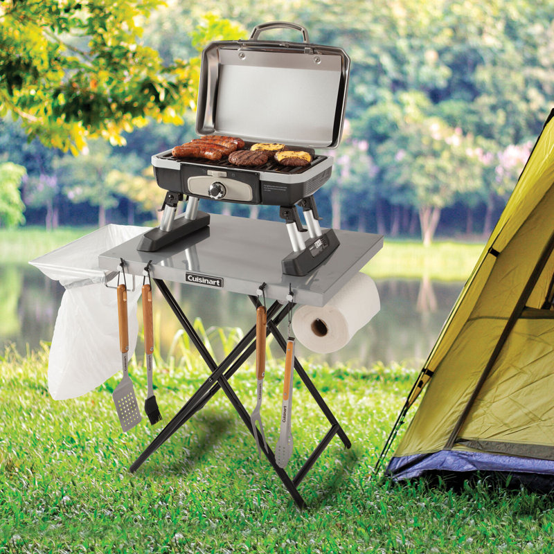 Fold ''N Go Prep Table and Grill Stand
