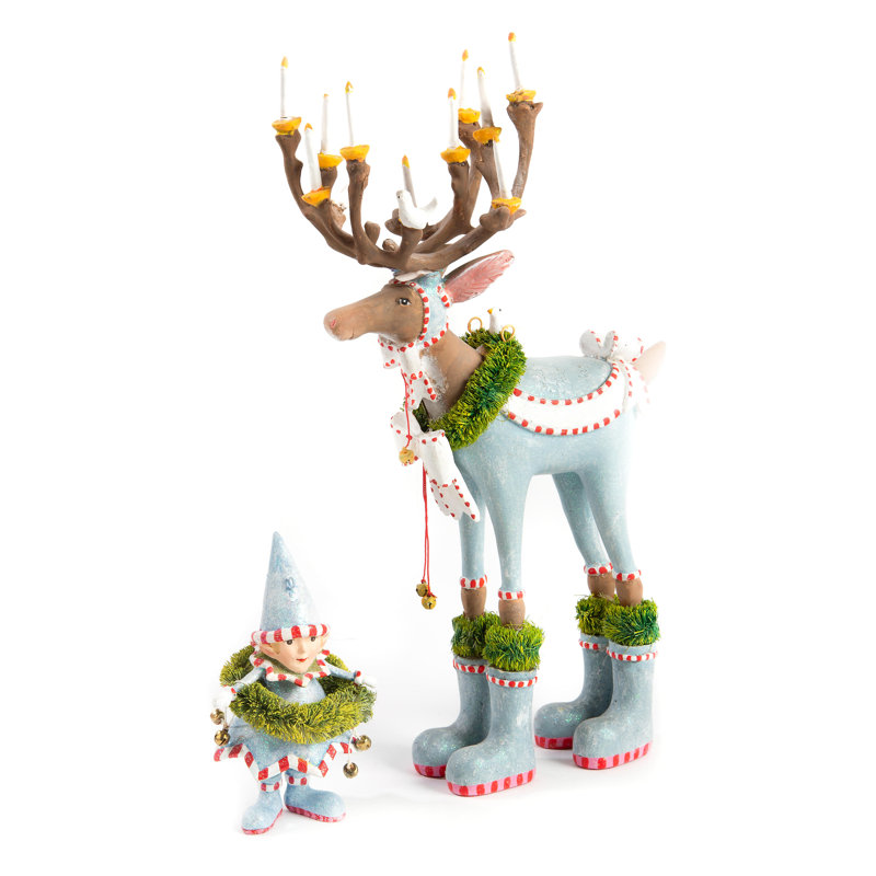 Patience Brewster Dash Away Dasher Reindeer Figure