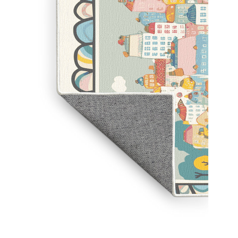 Ginza Six Washable City Scape Rug, Rectangle 8' x 12'