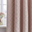So Soft Luxe Velvet Geometric Thermal Eyelet Curtains-49294042-49294043