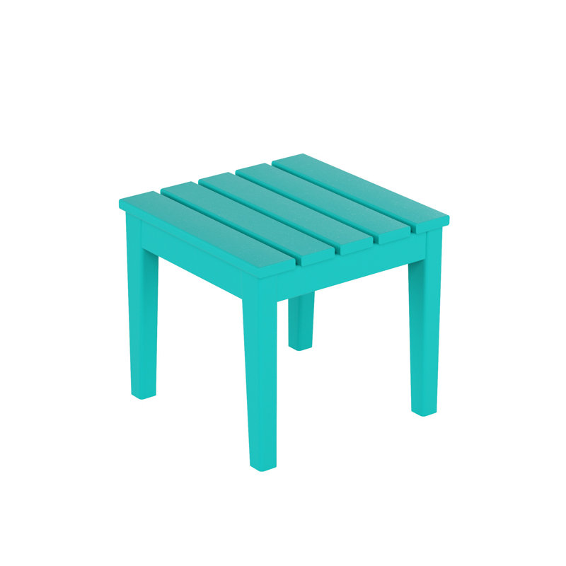 Table d'appoint en plastique Joubert, Turquoise