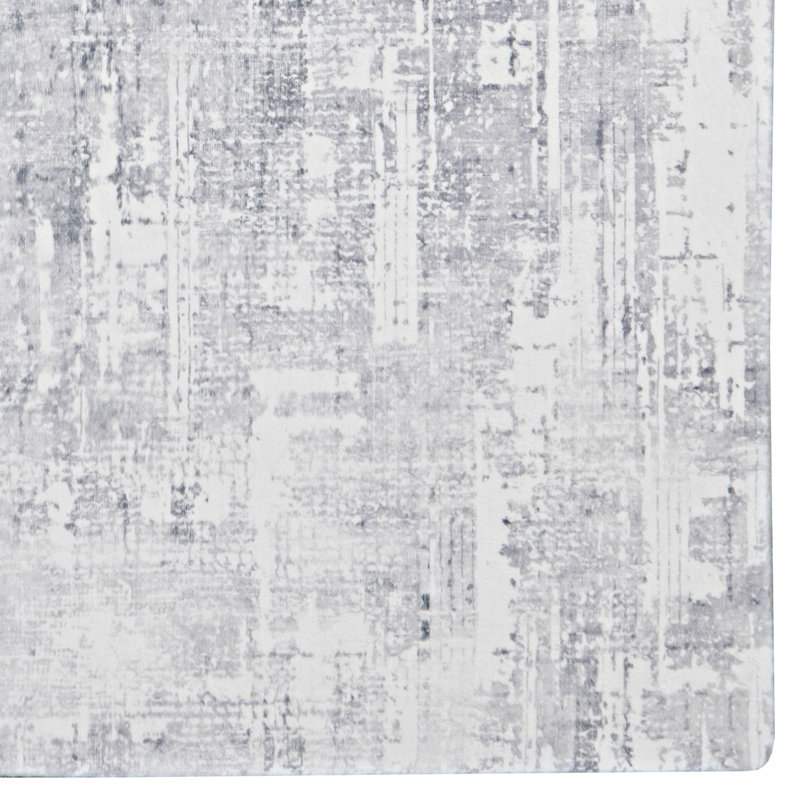 Antaniyah Faux Rabbit Fur Hand Tufted Rug, Rectangle 3' x 5'