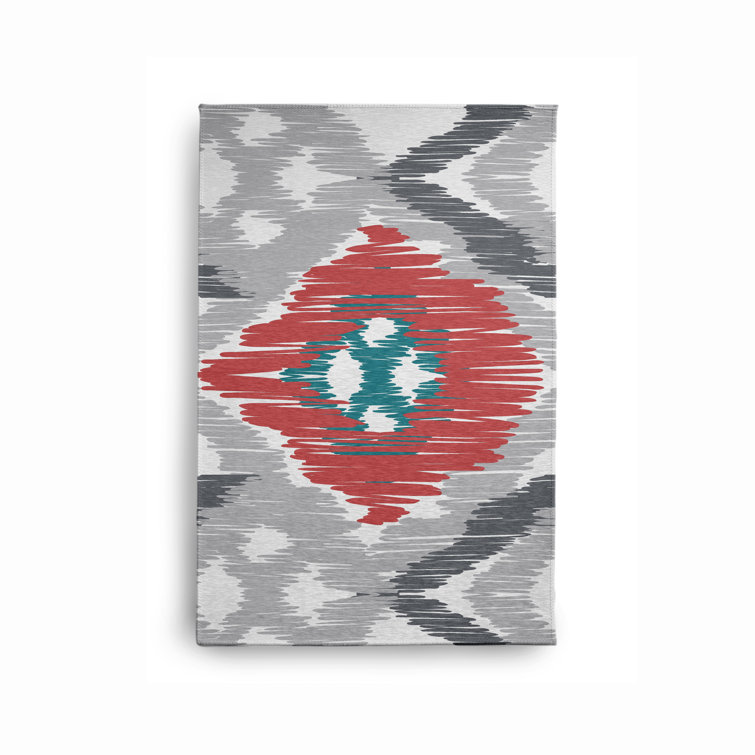 Chenille Ikat Indoor Rug