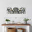 Œil de tigre blanc sur toile-244699941