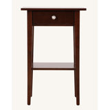 Kaaron Nightstand, Wood End Table, Small Side Table