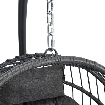 Hanging Chair with Stand and Cushion