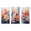 Joyeux bouquet d'hibiscus tropical - ensemble de 3 impressions murales en métal hibiscus-103228505