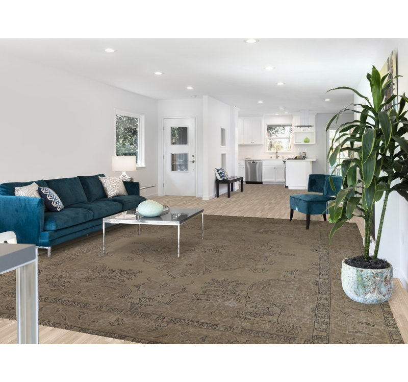 Tapis traditionnel en laine fait à la main 10 x 13
