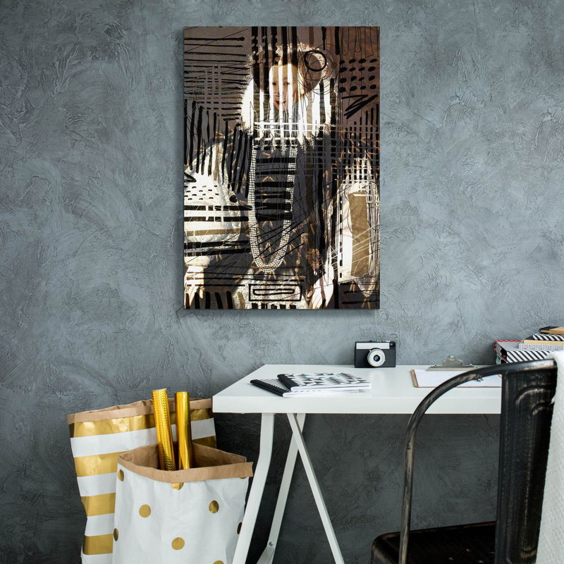 «Elizabeth of England» par Irena Orlov, art mural sur toile, H 26 po x l 18 po x P 0,75 po