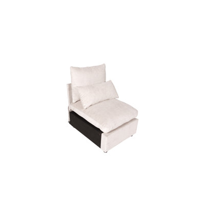 Modular Sectional Sofa Centre Seat Beige