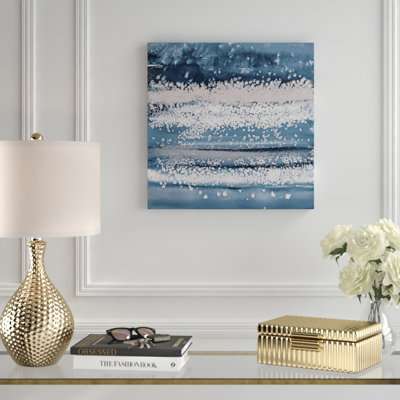 «Blue Winds», reproduction d'art sur toile encadrée