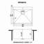 Évier de buanderie Ruvati Topmount 25 po x 22 po x 12 po profondeur en acier inoxydable de calibre 16