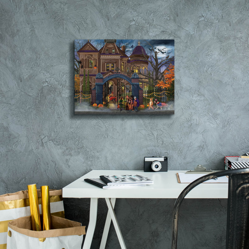 "Moonlight Manor" par Bigelow Illustration, H 12 po x l 16 po x P 0,75 po