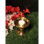 4.6'' H Brass Tabletop Tealight Holder
