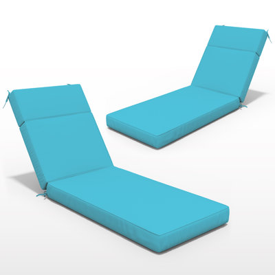 Outdoor 4'' Chaise Lounge Cushions Lounge Chair Cushions 26" W X 80" L