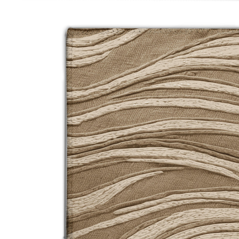 Tapis beige d'intérieur et d'extérieur Nature, Rectangle 4pi x 6 pi