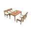Oneman Outdoor 7 - Piece Teak Dining Set