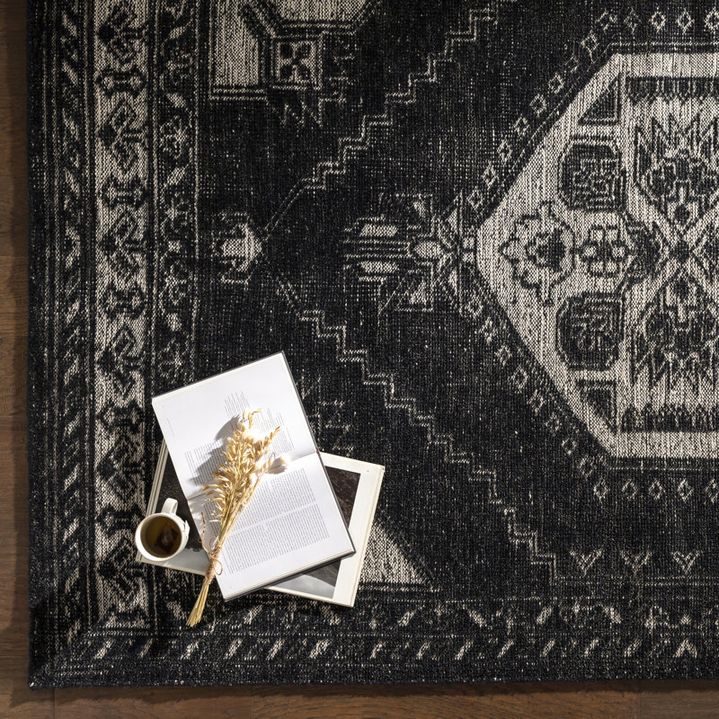 Zahra Wool Oriental Area Rug, Rectangle 8'10" x 12'