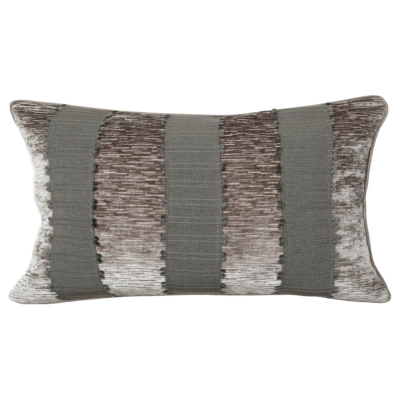 Tassel Tape Lumbar Pillow Cover & Insert, 16" x 30"