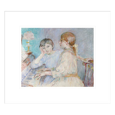 Le Piano par Berthe Morisot - Estampe numérique encadrée