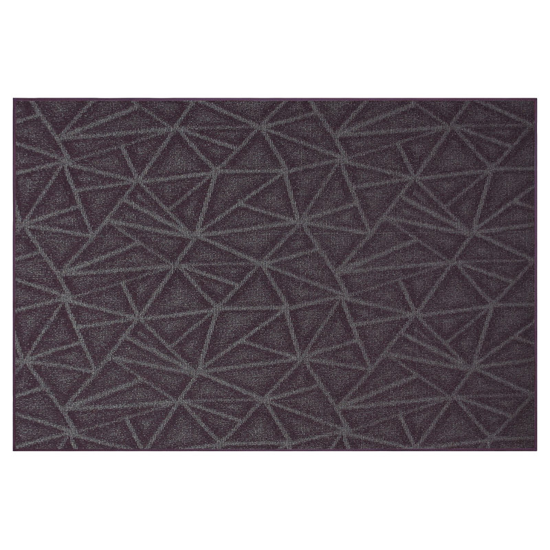 Bowersox Geometric Indoor / Outdoor Rug, Rectangle 2' x 3'