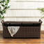 Banc d'extérieur avec rangement - Rehausse votre espace de jardin Pe chaise de piscine supplémentaire ajoute fonctionnalité et style à la piscine