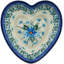 Forget Me Not Handmade Stoneware Rice Bowl