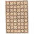 Cowhide Geometric Indoor Rug