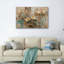 Art floral, art mural sur toile, ensemble de 1-129259483-129259485