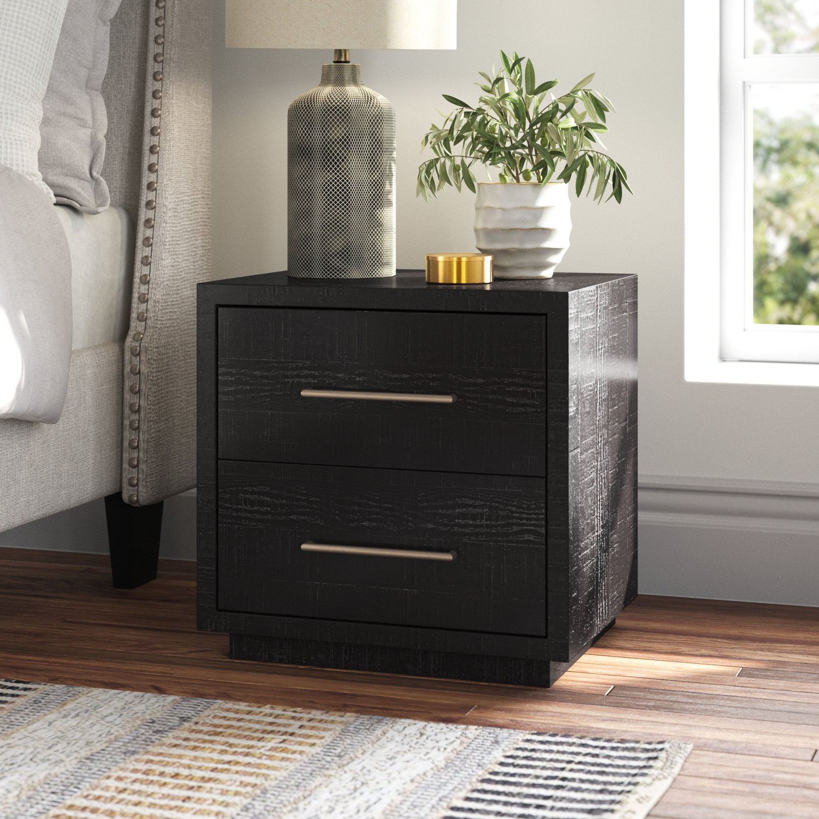 Nigel Acacia Nightstand