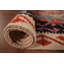 Tapis oriental réversible en laine Kilim 8 x 10