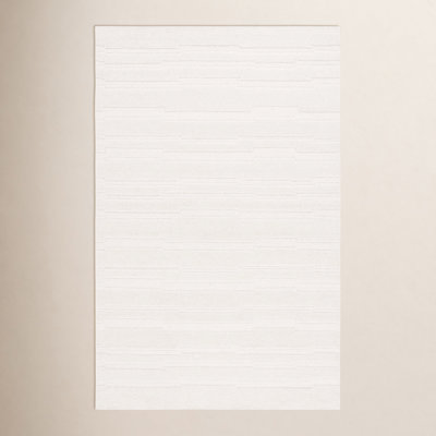 Elona Ivory Hand-Tufted Geometric Wool Rug