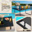 Outdoor Poppell 4-Piece Patio Furniture Set With 2 Chairs & Glass Coffee Table-1428437359