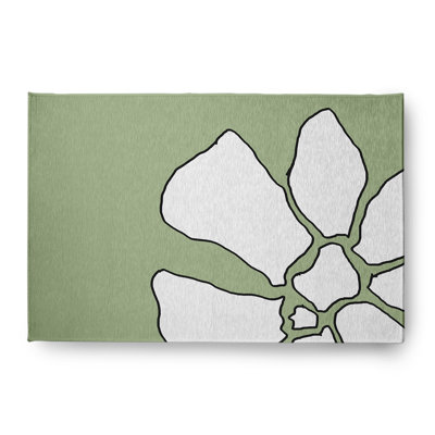 Chenille Floral Indoor Rug