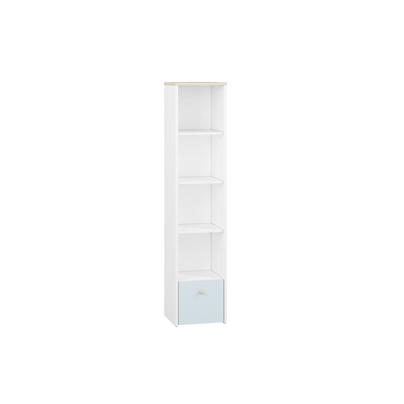 192.7cm H x 42.3cm W Geometric Bookcase