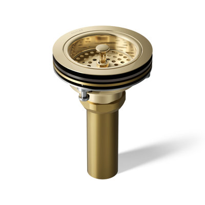 Duostrainer Sink drain and strainer with tailpiece