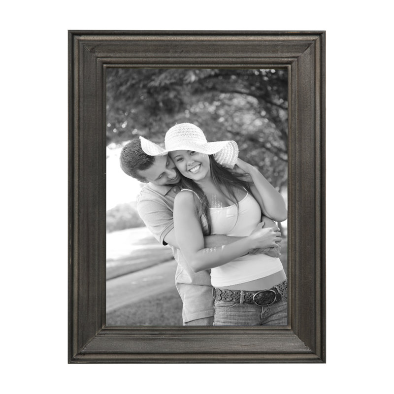 Kymarion Matte Picture Frame - Set of 6 with Mat, Grey