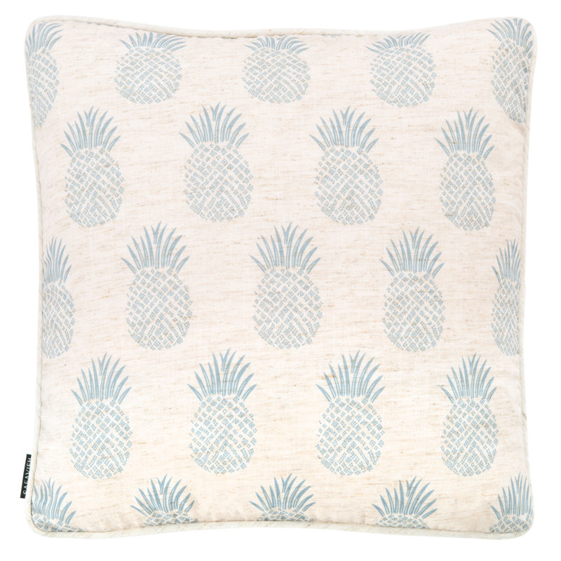 Embroidered Reversible Throw Pillow