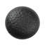 Boutons d'armoire noirs en fer forgé