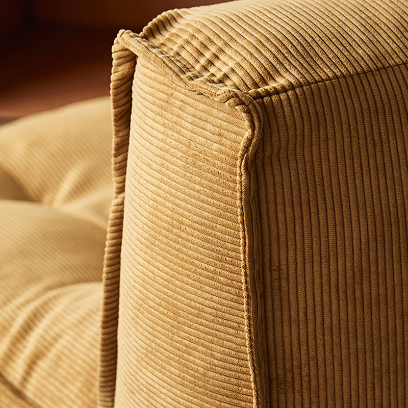 Lazy Bean Bag Sofa, Brown Corduroy