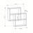 Carr 5 Piece Square Floating Shelf-1769605697