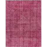Coriandre Oriental Area Rug in Red