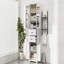 Armoire de rangement polyvalente polyvalente avec 2 tiroirs, tablette réglable et design élégant pour divers espaces-1387734771